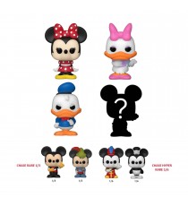 Figurine Disney - 4Pk Minnie Bitty Pop 2cm