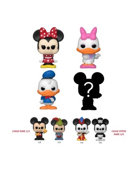 Figurine Disney - 4Pk Minnie Bitty Pop 2cm