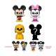 Figurine Disney - 4Pk Mickey Bitty Pop 2cm