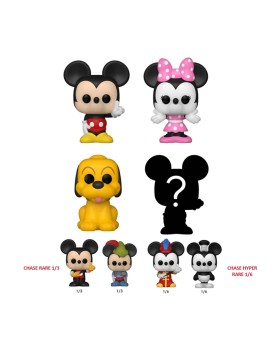 Figurine Disney - 4Pk Mickey Bitty Pop 2cm