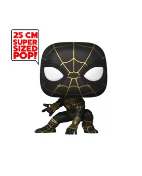 Figurine Marvel - Spider-Man Black & Gold Suit Pop 25cm