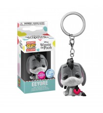 Porte Cle Disney - Eeyore W/Heart Flocked Pocket Pop 4cm