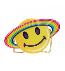 Sac A Main Lisa Frank - Yellow Rainbow Ring Saturn