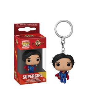 Porte Cle DC Comics - The Flash  Supergirl Pocket Pop 4cm