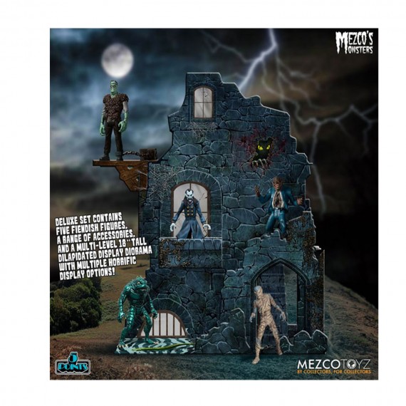 Figurine Monsters - pack 5 Figurines Tower Of Fear 9cm