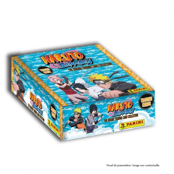 Cartes Panini Naruto - Boite 18 Pochettes 144 Cartes