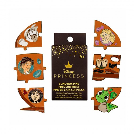 Pins Disney Tangled Paints Puzzle - 1 Boite Aleatoire