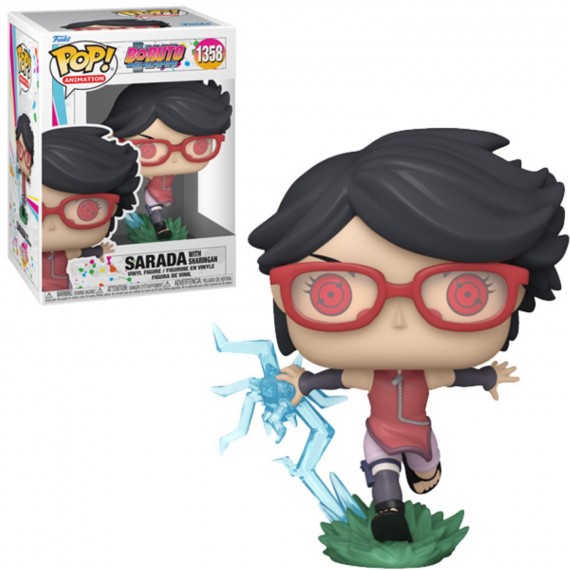 Figurine Naruto - Sarada W/Sharingan Pop 10cm