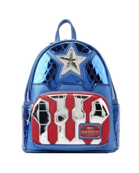 Mini Sac A Dos Marvel - Shine Captain America Cosplay