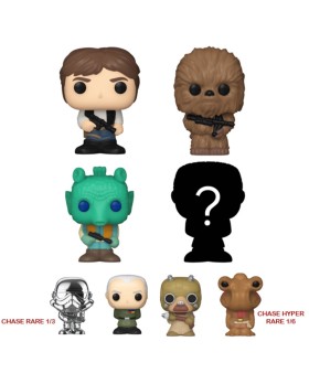 Figurine Star Wars - 4Pk Han Solo  Bitty Pop 2cm