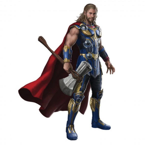 Stickers Muraux Marvel - Geant Thor Love & Thunder 87X70Cm