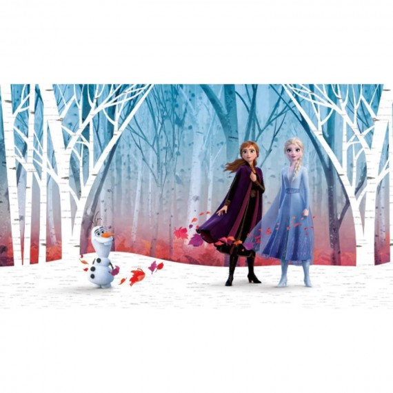 Fresque Murale Disney - Geante Adhesive Frozen Woodland 320X183cm