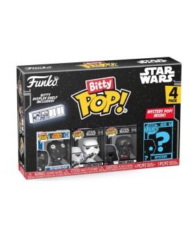 Figurine Star Wars - 4Pk Darth Vader  Bitty Pop 2cm