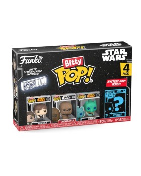 Figurine Star Wars - 4Pk Han Solo  Bitty Pop 2cm
