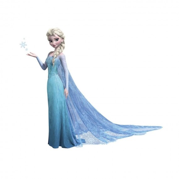 Stickers Muraux Disney - Geant Frozen Elsa 122X104cm