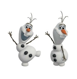 Stickers Muraux Disney - Geant Frozen Olaf The Snow Man 23X56cm