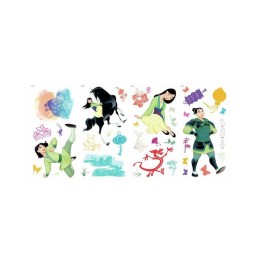 Stickers Muraux Disney - Moyens Mulan 23X43cm