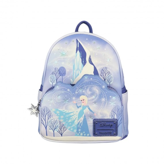 Mini Sac A Dos Disney - Frozen Elsa Castle And Olaf Exclu