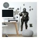 Stickers Muraux Star Wars Geant - Mandalorian In Beskar 54X119cm