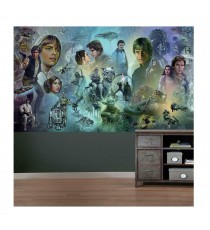 Fresque Murale Star Wars Geante Adhesive - Original Trilogy 320X183cm