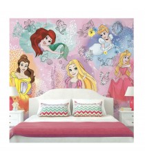 Fresque Murale Disney Geante Adhesive - Princess 320X183cm