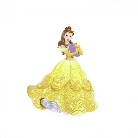 Stickers Muraux Disney Geant - Princess Sparkling Belle 58X91cm