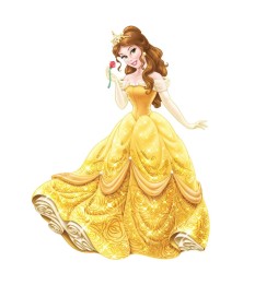 Stickers Muraux Disney Geant - Princess Belle 74X99cm