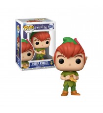 Figurine Disney Peter Pan 70Th - Peter avec Flute Pop 10cm