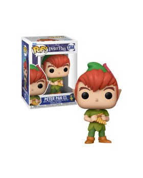Figurine Disney Peter Pan 70Th - Peter avec Flute Pop 10cm