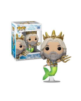 Figurine Disney Little Mermaid Live Action - King Triton Pop 10cm