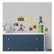 Stickers Muraux Nintendo - Moyens Super Mario Build A Scene 13X20cm