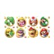 Stickers Muraux Nintendo - Moyens Super Mario Character 20X20cm
