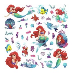 Stickers Muraux Disney - Moyens Little Mermaid 32X15cm