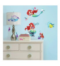 Stickers Muraux Disney - Moyens Little Mermaid 32X15cm