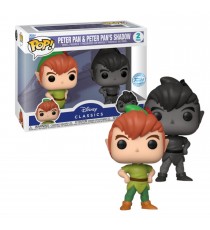 Figurine Disney Peter Pan - 2Pack Peter & Shadow Exclu Pop 10cm