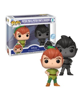 Figurine Disney Peter Pan - 2Pack Peter & Shadow Exclu Pop 10cm