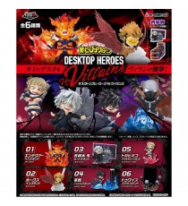 Figurine My Hero Academia - Desq Desktop Heroes Vs Villains Boite 6pcs