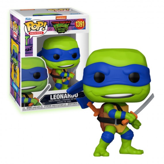 Figurine TMNT Tortues Ninja Mayhem - Leonardo Pop 10cm