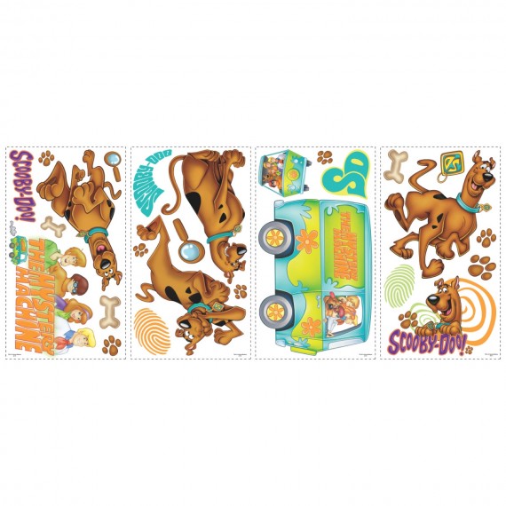 Stickers Muraux Scooby Doo - Moyens Et Grands