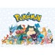 Stickers Muraux Pokemon - Pokemon Geant Attrapez les Tous