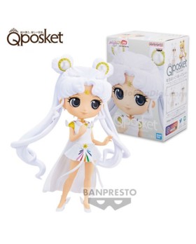 Figurine Sailor Moon - Sailor Moon Cosmos Movie Movie Character Ver A Q Posket 14cm