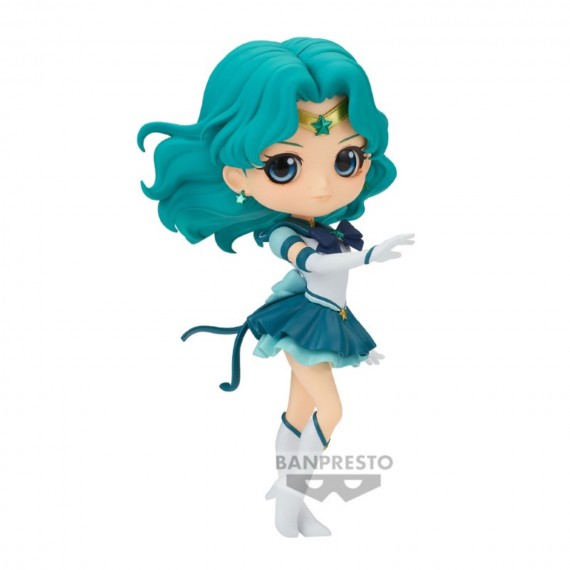 Figurine Pretty Guardian Sailor Moon Cosmos - Eternal Sailor Neptune Q Posket 14cm