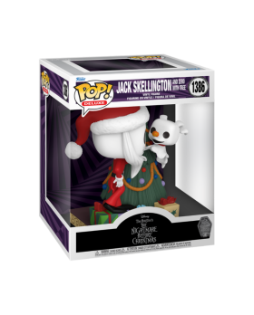 Figurine Disney - Deluxe NBX 30Th Etrange Noel de Mr Jack & Zero W/Tree Pop 15cm