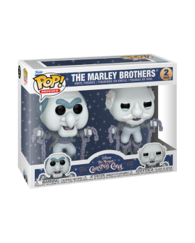 Figurine Disney - Muppet Christmas Carol Marley Brothers 2 Pack Pop 10cm