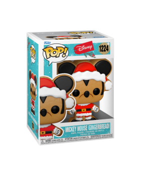 Figurine Disney - Holiday Santa Mickey Gingerbread Pop 10cm