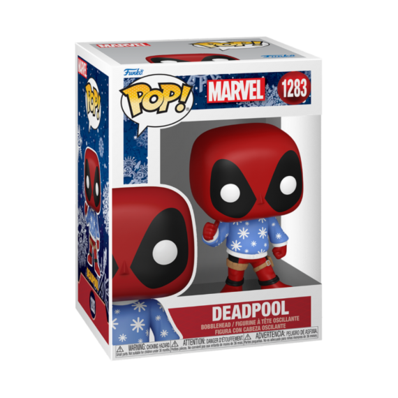Figurine Marvel - Holiday Deadpool Pop 10cm