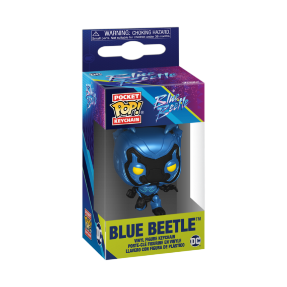 Figurine DC Comics - Blue Beetle Pocket Pop 4cm