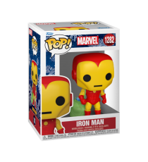 Figurine Marvel - Holiday Iron Man W/Bag Pop 10cm