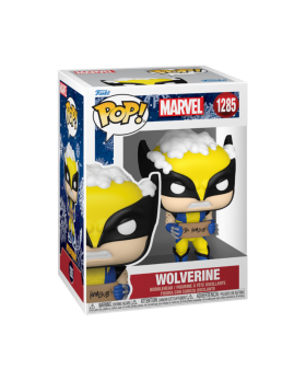 Figurine Marvel - Holiday Wolverine W/ Sign Pop 10cm