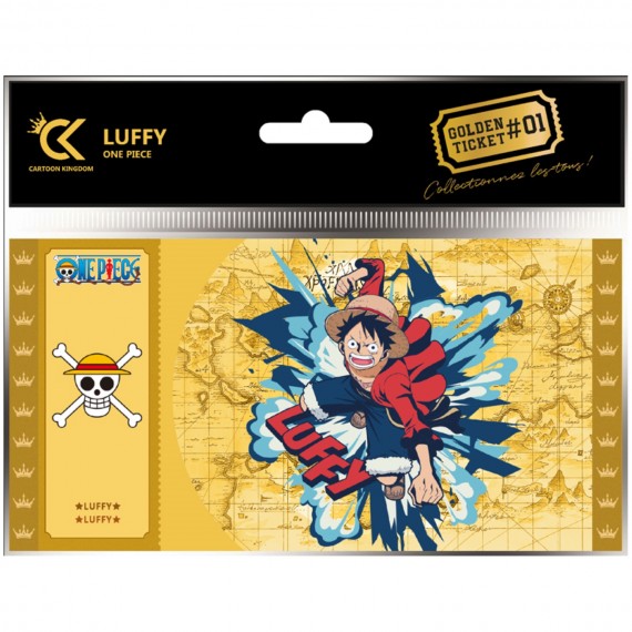 Golden Ticket One Piece - Monkey D Luffy